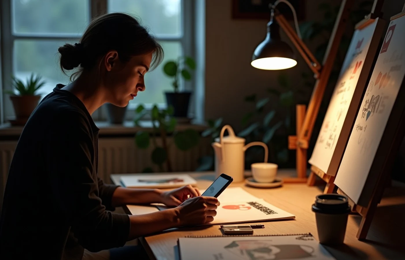 When creative work shapes schedules, income rhythms, and identity - supporting editorial photograph