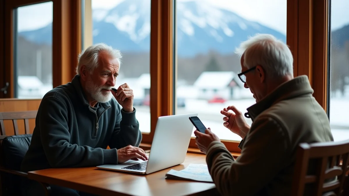 Dating Over 50 in Alaska: Distance, Community, and Compatible Matches - editorial photograph