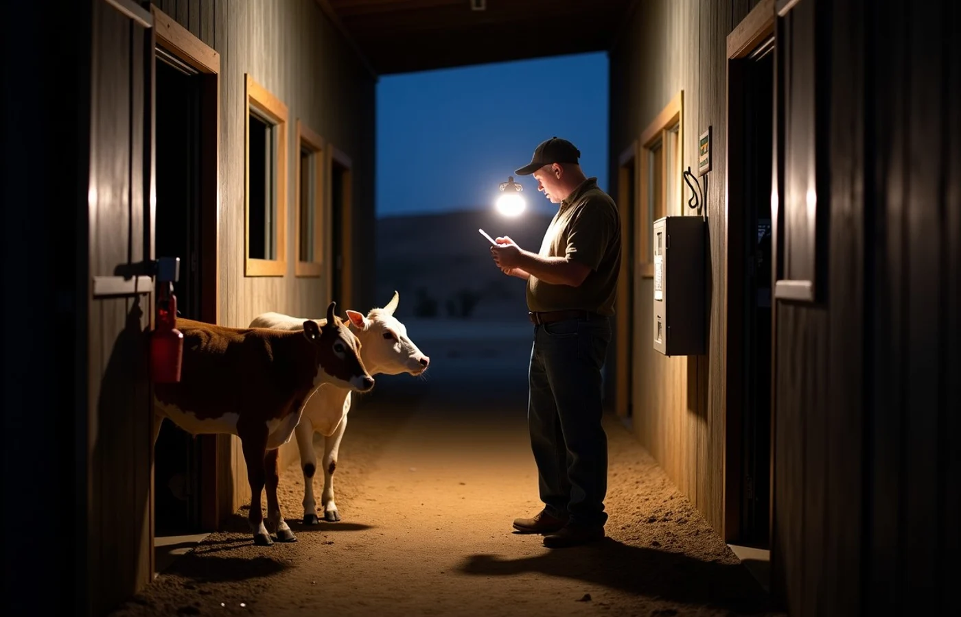 When farm work limits evenings and weekends - supporting editorial photograph
