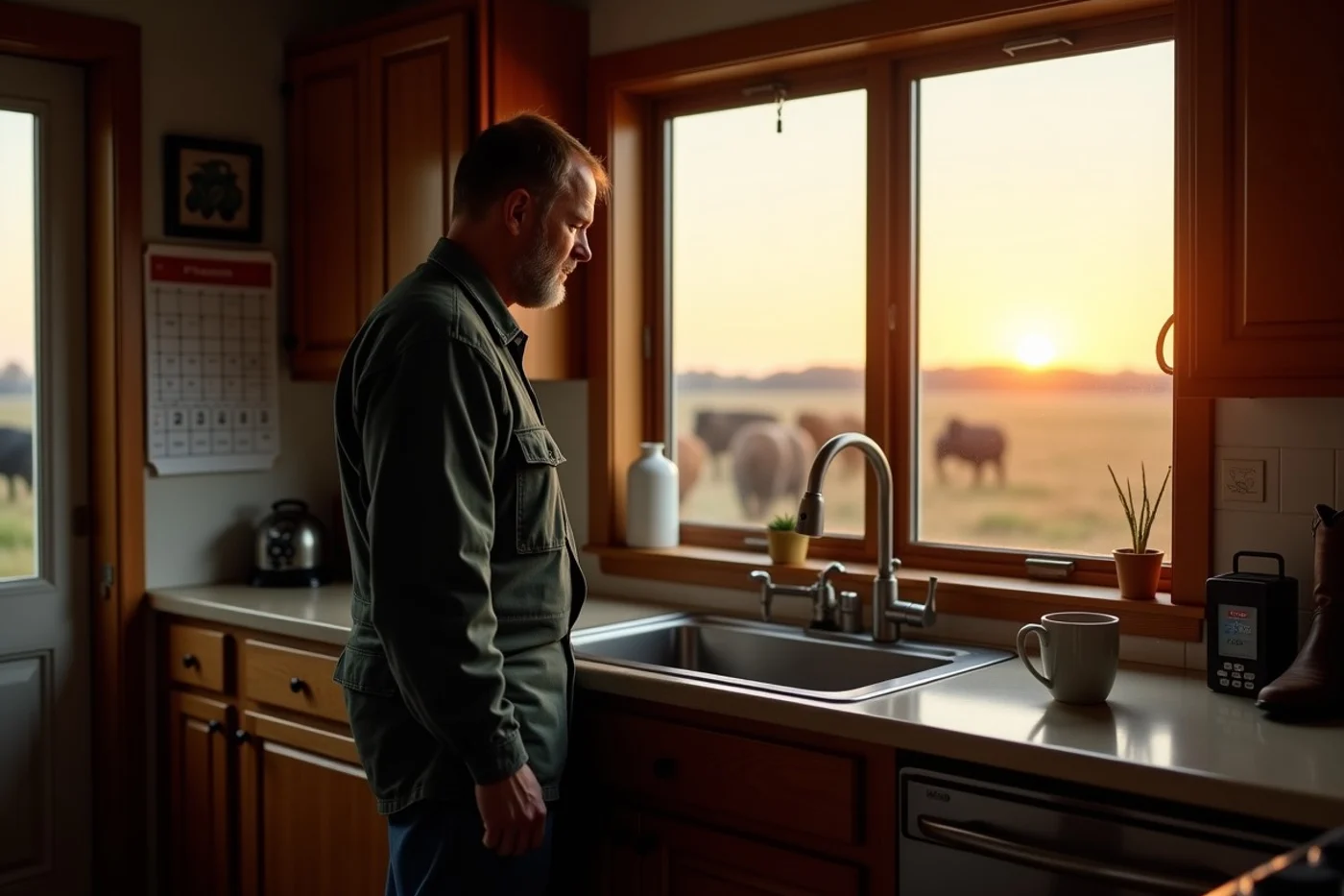 When Farm Schedules Leave Little Room for Conventional Dates - supporting editorial photograph