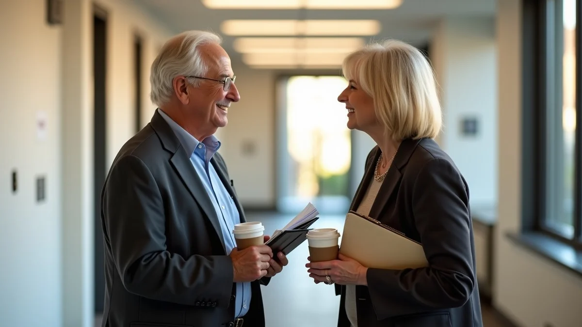 How to Meet Professional Singles Over 50 - editorial photograph