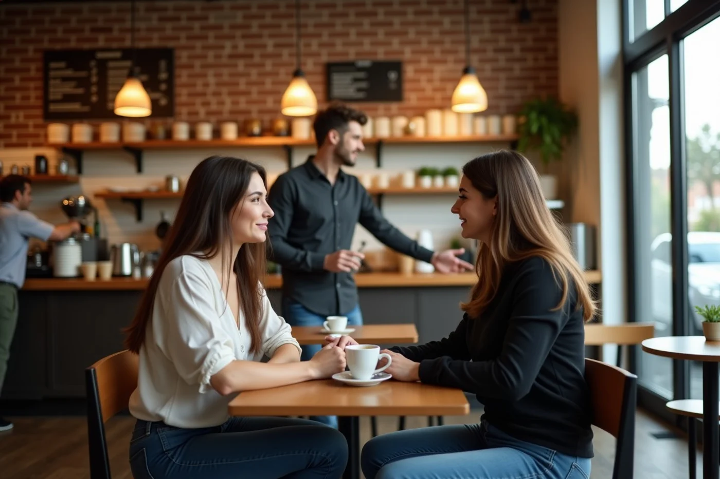 Public places make first dates easier to manage - supporting editorial photograph