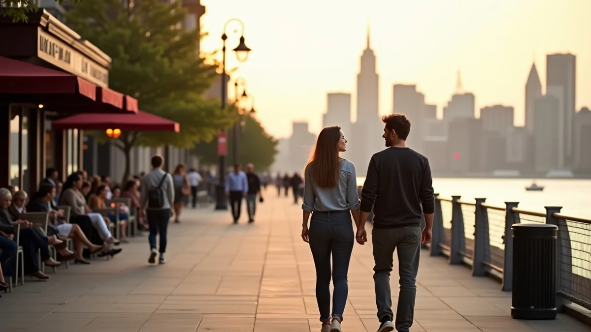 Introverted Singles Dating in Jersey City: Finding a Sustainable Social Pace - editorial photograph