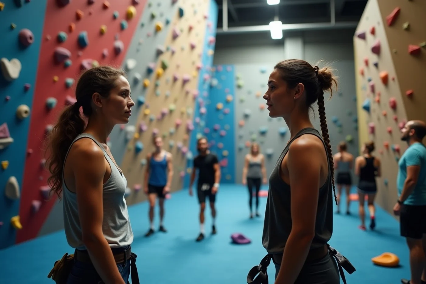 Which Los Angeles fitness settings make natural conversation possible? - supporting editorial photograph