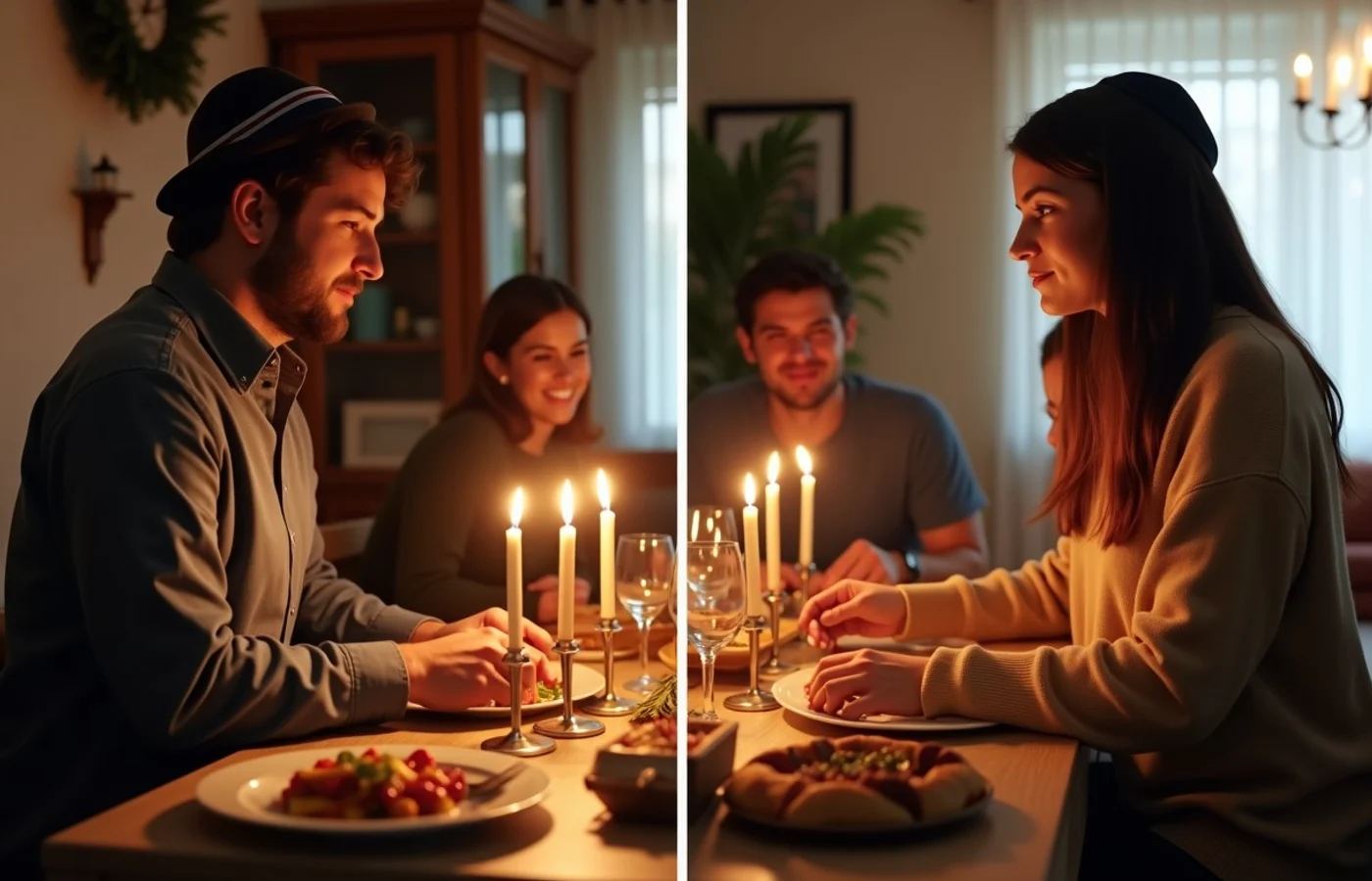 Shared Jewish identity, different levels of observance - supporting editorial photograph