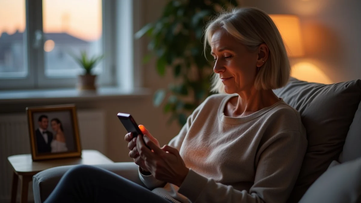 Online Dating After the Loss of a Spouse - editorial photograph