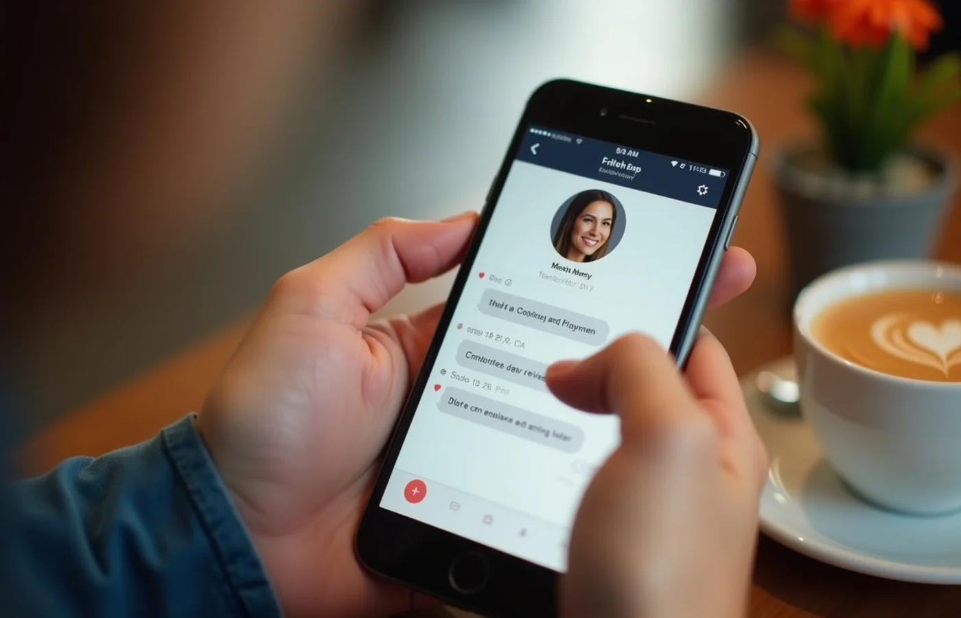 Profile and message cues reveal readiness and relationship intentions - supporting editorial photograph