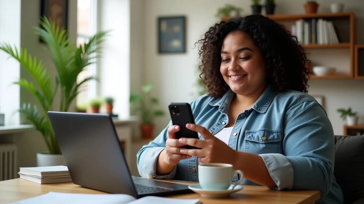 Online Dating for Plus-Size Singles: Authenticity, Attraction, and Respect - editorial photograph
