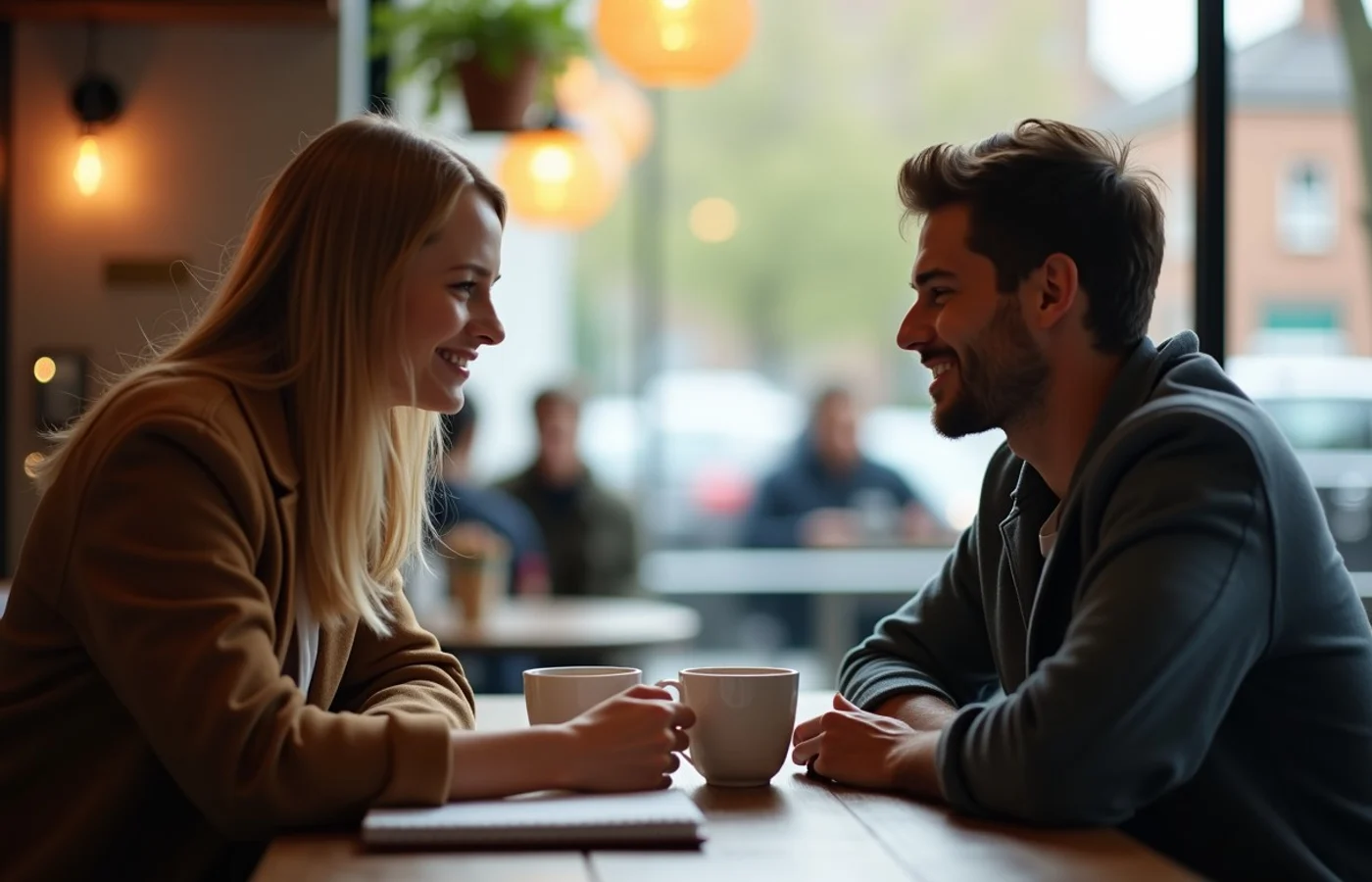 Conversation patterns that reveal compatible commitment goals - supporting editorial photograph