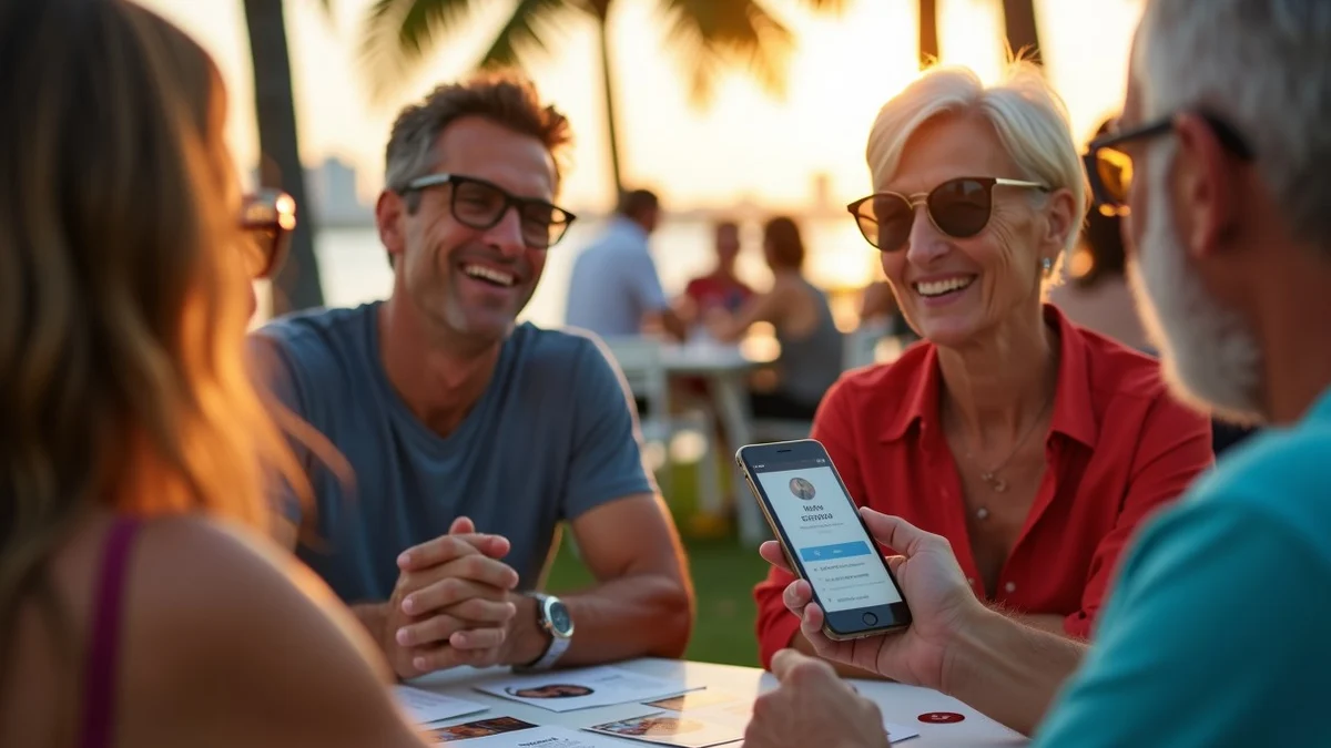 Dating Over 50 in Miami: Where to Meet and How to Connect - editorial photograph